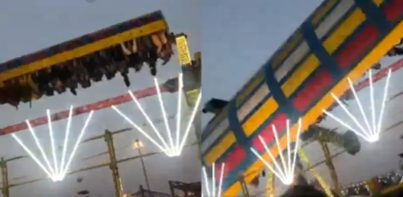 Tragedia en feria india: colapso de atracción deja 10 muertos y más de 20 heridos