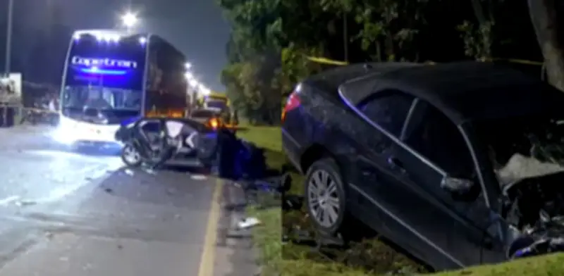Tragedia en la Autopista Norte de Bogotá: un muerto y un herido tras choque múltiple