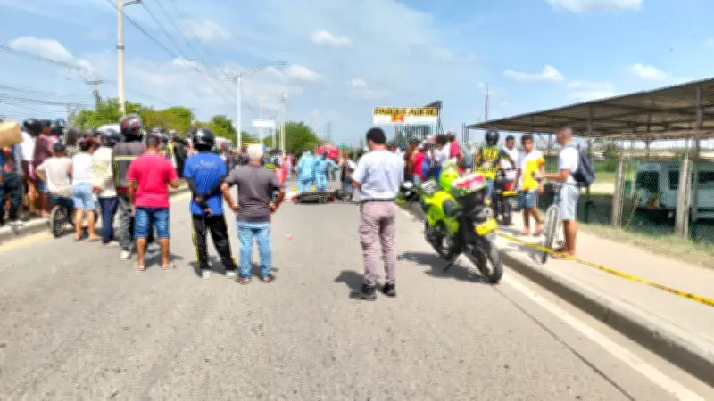 Tragedia vial: Motociclista fallece arrollado por camión cerca de Terminal de Transportes