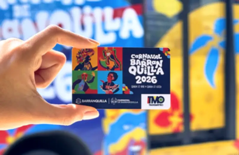 Transmetro lanza tarjeta especial del Carnaval de Barranquilla 2026 con arte emblemático