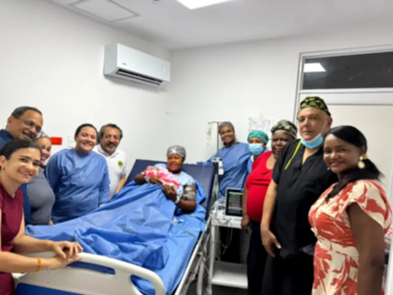 Tras 14 años de espera, Hospital Nelson Mandela celebra su primer parto en Cartagena