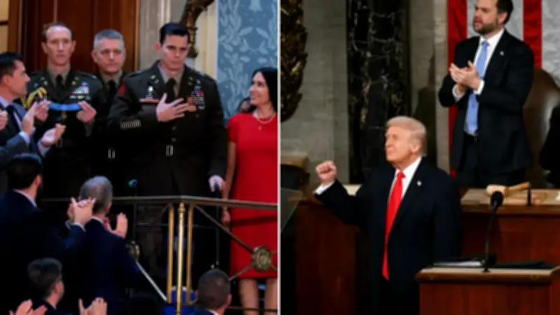 Trump condecora con Medalla de Honor a piloto herido durante captura de Nicolás Maduro