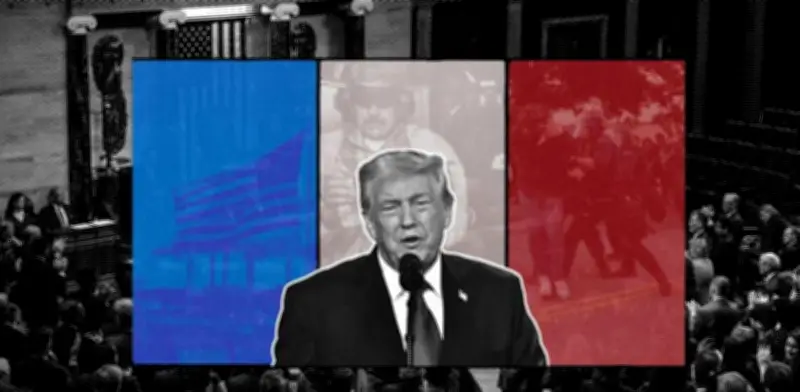 Trump enfrenta baja aprobación récord en su primer año ante el Congreso