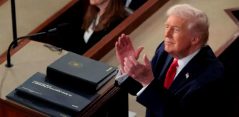 Trump establece récord con discurso de Estado de la Unión de 107 minutos en su segundo mandato