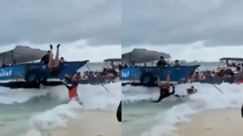 Turista sufre fractura de columna en accidente al desembarcar en Johnny Cay, San Andrés