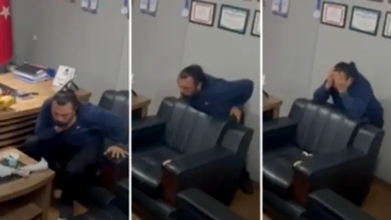 Turquía: Trabajador de salud se salva de asfixia aplicándose maniobra Heimlich solo