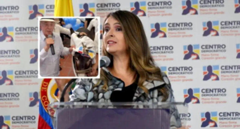 Uribe compara a Paloma Valencia con burro en acto político del Centro Democrático