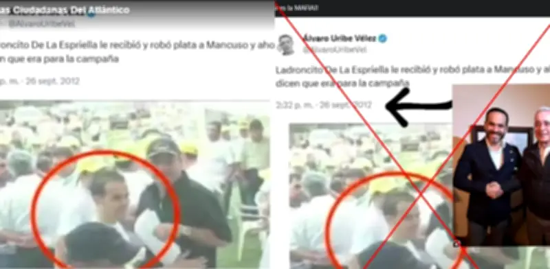 Uribe no llamó 'ladroncito' a candidato Abelardo de la Espriella, sino a excongresista homónimo