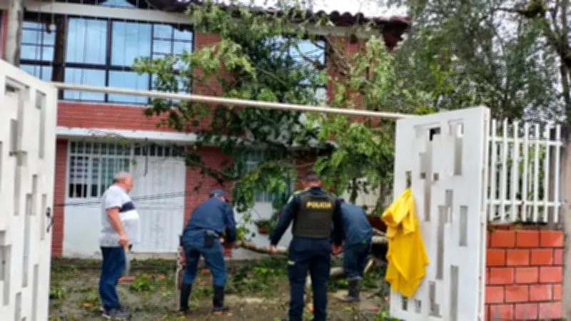 Vendaval azota municipios de Santander y emergencias por lluvias se multiplican