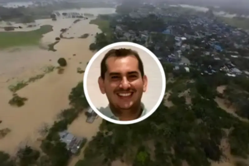 Veterinario desaparece en Canalete al ser arrastrado por corriente mientras auxiliaba animales