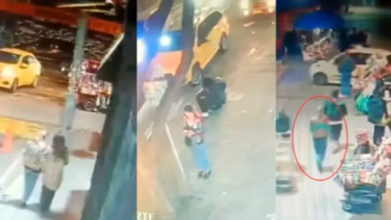 Video revela taxi que abordó Diana Ospina antes de desaparecer en Bogotá