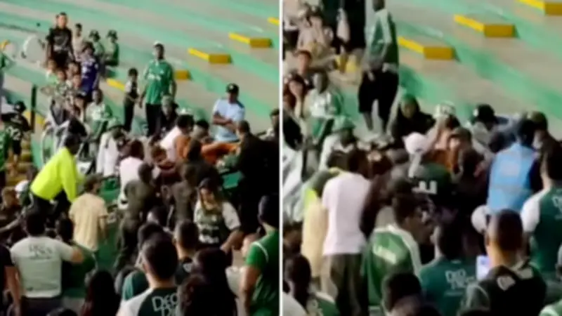 Violencia en Palmaseca: Hinchas del Deportivo Cali protagonizan pelea durante partido contra Nacional