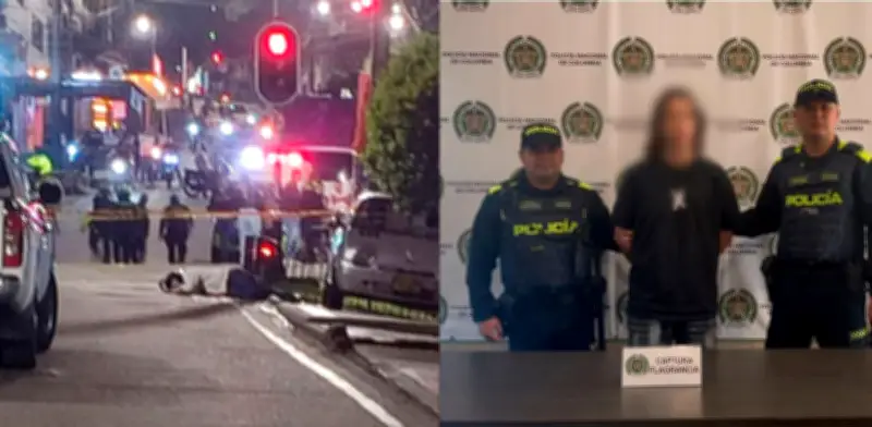 Violento enfrentamiento entre policías y sicarios en Medellín deja un muerto y dos uniformados heridos