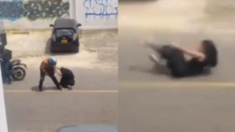 Violento fleteo en Suba: Mujer recibe disparo con arma traumática tras retirar dinero del banco