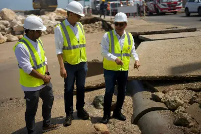 Alcalde Turbay ordena intervención urgente en avenida Santander tras daños por frente frío