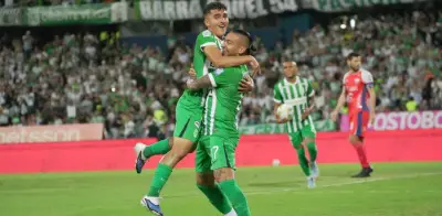 Atlético Nacional golea 3-0 a Alianza Valledupar y se consolida en la Liga BetPlay