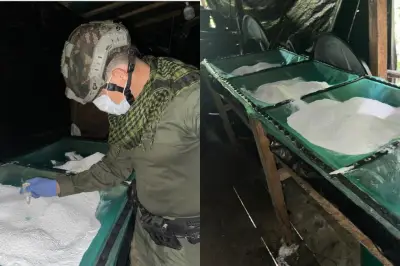 Autoridades destruyen mega laboratorio de cocaína en Antioquia con capacidad de dos toneladas semanales