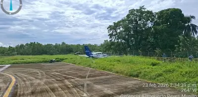 Avioneta se sale de pista en aeropuerto de Nuquí, Chocó: siete pasajeros atendidos médicamente