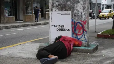 Bucaramanga: Andenes y parques se convierten en dormitorios improvisados para personas en situación de calle