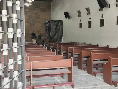 Capilla de la Universidad Nacional prepara espacio para restos del cura guerrillero Camilo Torres