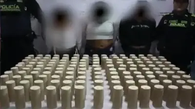 Capturan a tres mujeres con 68 kilos de explosivos en terminal de Cali