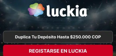 Código BONOVIP1 de Luckia: Duplica tu primera recarga hasta $250.000 en febrero 2026