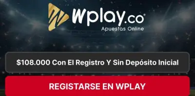 Código promocional Wplay 2026: obtén hasta $108.000 en apuestas gratis sin depósito inicial