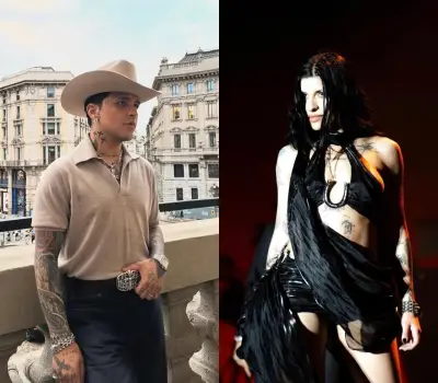 Christian Nodal responde a Cazzu tras polémica por referencia en canción 'Rosita'