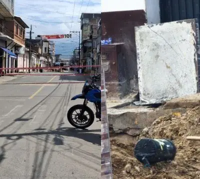 Cilindro bomba genera emergencia en Corinto, Cauca; autoridades trabajan en su desactivación