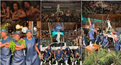 Cocineros peruanos transforman cocina en escenario viral con recreación de Bad Bunny en Super Bowl