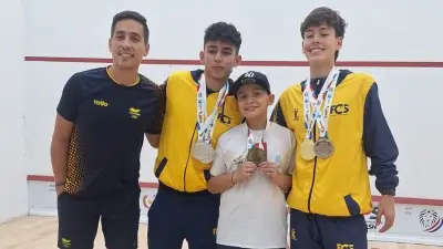Colombia arrasa en Sudamericano Junior de Squash con destacado aporte santandereano