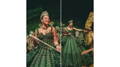 Coronación Real en el Carnaval de Barranquilla: Michelle Char y Adolfo Maury Brillan en 'Aquí Suena'