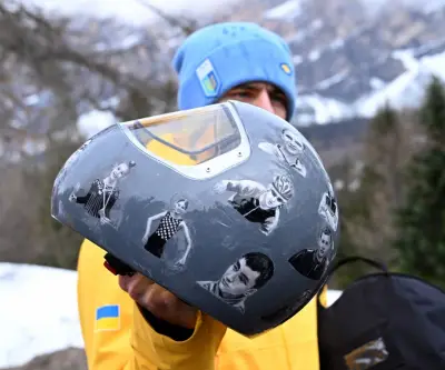Deportista ucraniano descalificado de Olímpicos por casco conmemorativo de víctimas de guerra