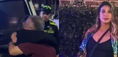 Diana Ospina se reencuentra con su padre tras secuestro y robo de $50 millones en Bogotá
