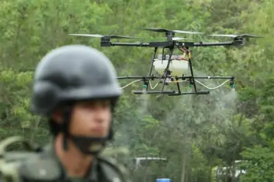 EE.UU. respalda programa de erradicación con drones de cultivos de coca en Colombia