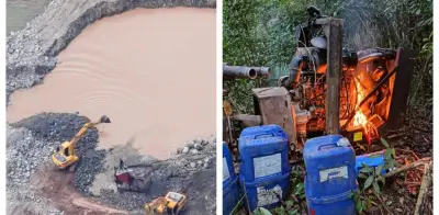 Ejército destruye unidad de extracción ilegal de oro en Tolima que generaba $593 millones mensuales