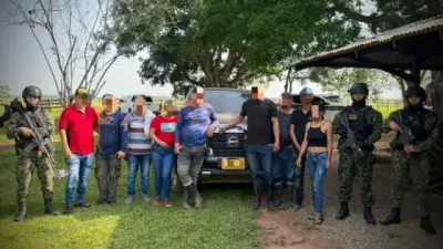 Ejército rescata a 13 secuestrados por disidencias de las FARC en Meta tras intensa persecución
