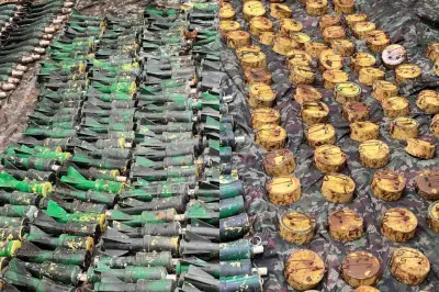 Ejército y Policía destruyen arsenal de drones y minas de disidencias de las Farc en Meta