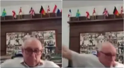 El Mono Correa sufre caída en vivo durante programa con el doctor Marín