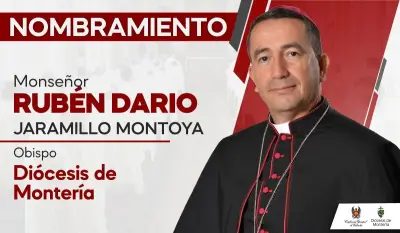 El Papa nombra a monseñor Rubén Darío Jaramillo como nuevo obispo de la Diócesis de Montería
