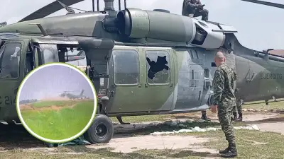 ELN ataca helicóptero militar con drones explosivos en Bolívar: 14 soldados heridos