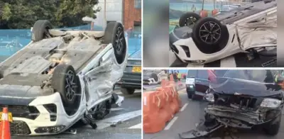 Empresa de eventos dueña de BMW de lujo en grave accidente que paralizó el norte de Bogotá