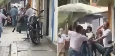 Enfrentamiento con machetes en el 20 de Julio de Bogotá: policía interviene sin heridos