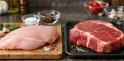 Estudio revela que pollo y carne de res tienen efectos similares en prediabetes a corto plazo