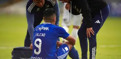 Falcao García podría estar hasta 20 días lesionado: Millonarios evalúa su presencia ante Nacional