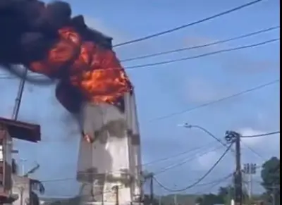 Falla en soldadura causa incendio y derrumbe de monumental Virgen de Fátima en Brasil