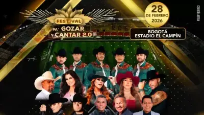 Festival 'Pa' Gozar y Cantar 2.0' Confirma Artistas de Lujo para El Campín en Bogotá