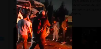 Grave accidente en la vía Bogotá-La Vega: dos busetas intermunicipales colisionaron con heridos