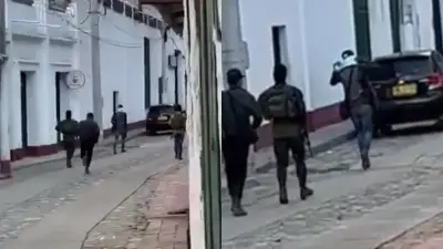 Grupos subversivos se pasean por casco urbano de El Carmen, Norte de Santander