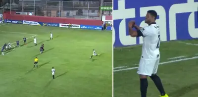 Hulk marca golazo de tiro libre en Brasil y aspira al premio Puskás de la FIFA